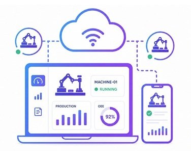 Remote IoT monitoring dashboard for soldering robots