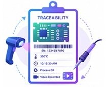 Soldering process traceability with video and parameter logging